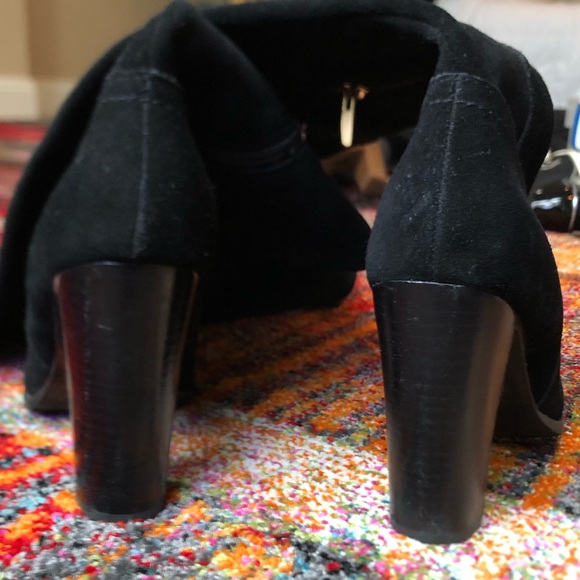 Aldo tall suede heel boots Sz 7.5 - Picture 13 of 16